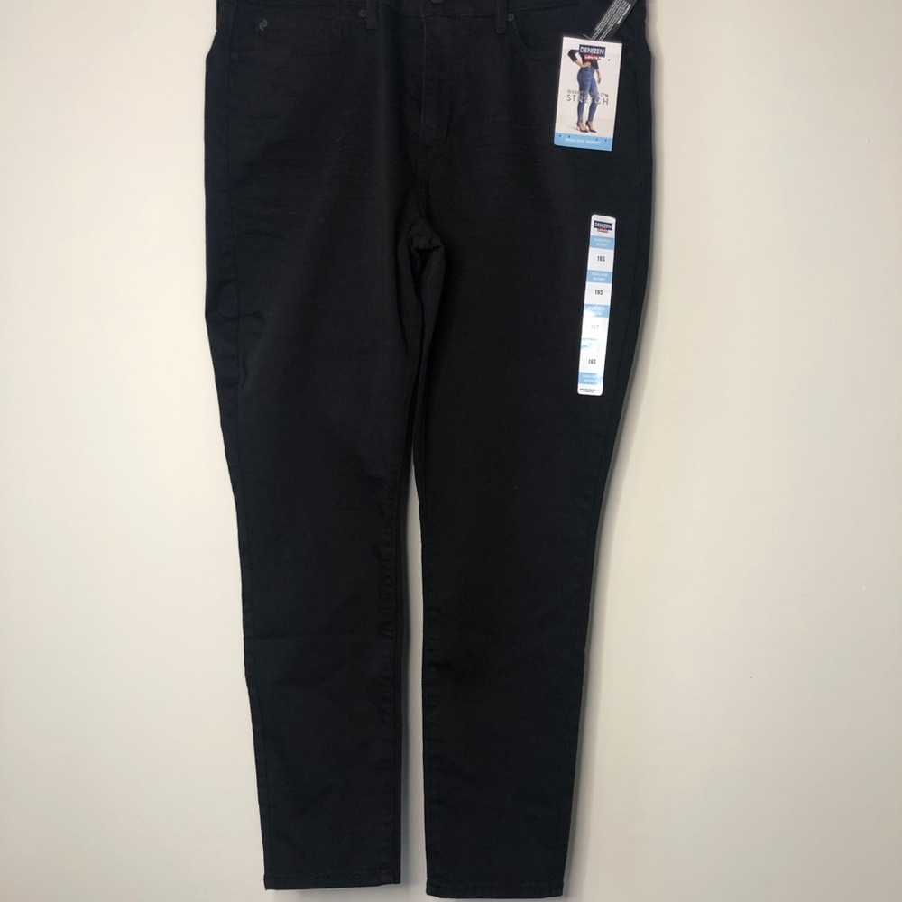 High rise skinny black jeans 16 short